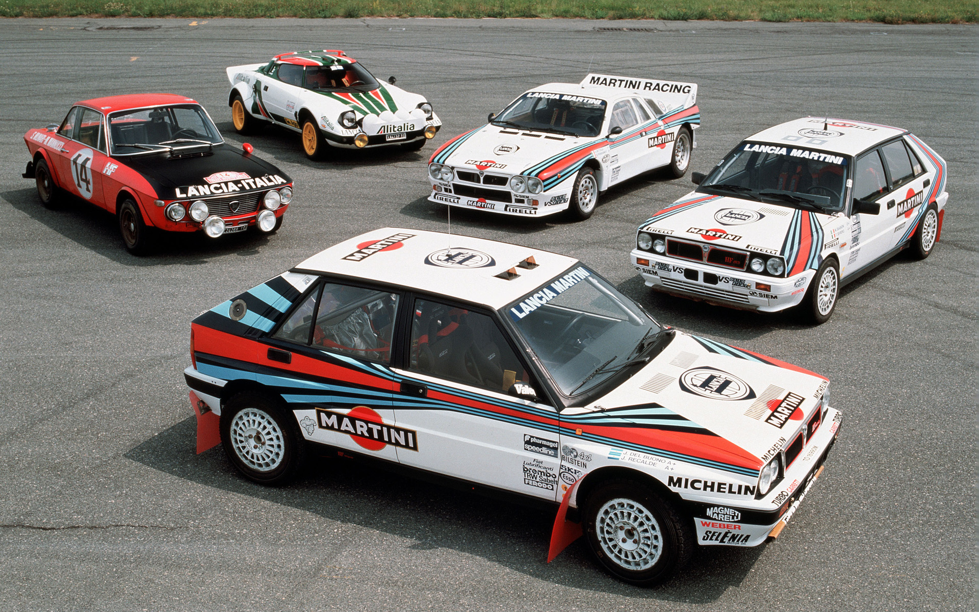 Lancia Rally Cars HD Wallpaper