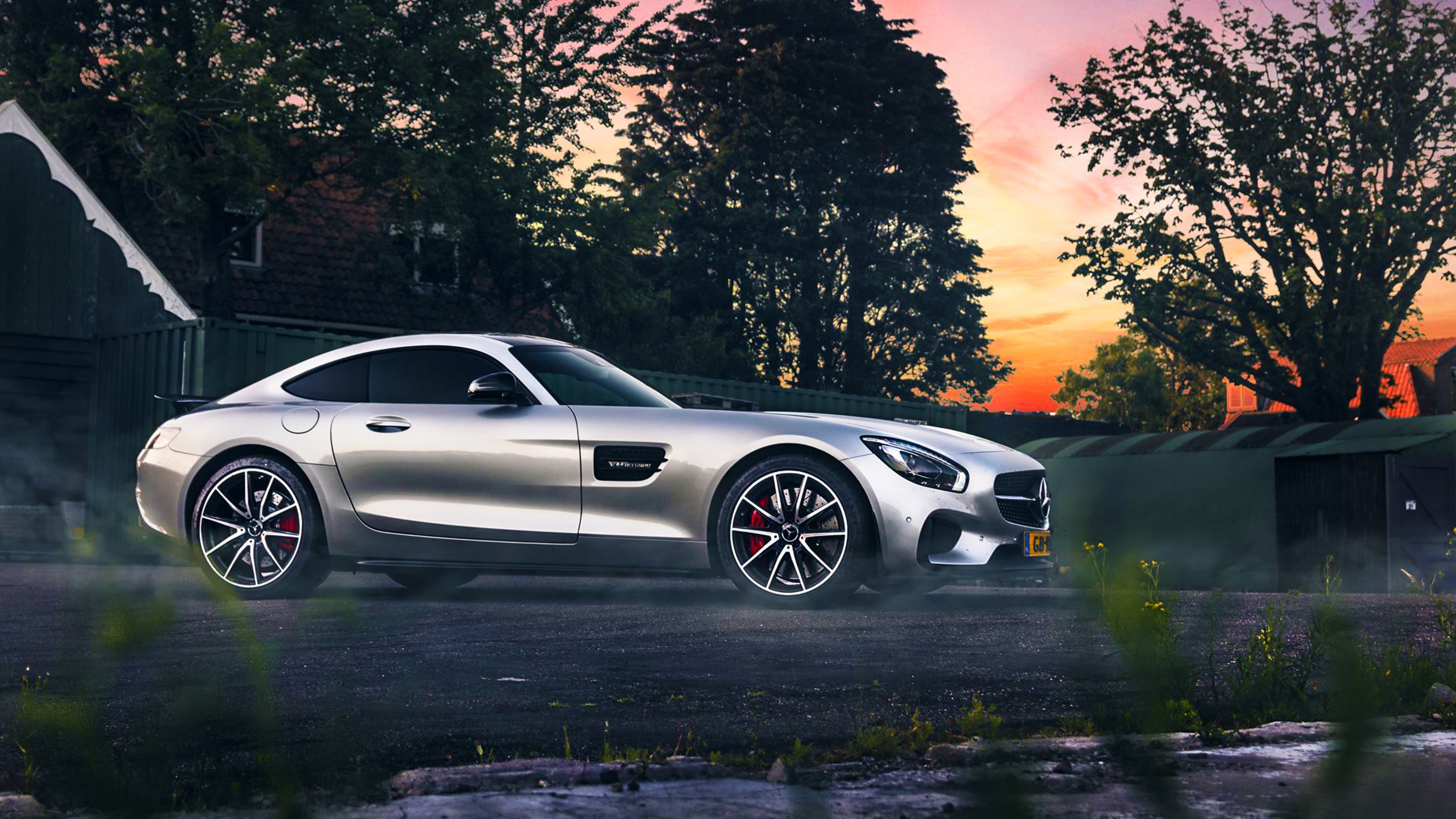 Mercedes Benz Amg Silver Wallpaper HD Cars 4k Image Photos