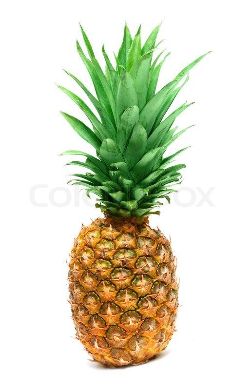 Pineapple Isolated On Cake Ideas And Designs
