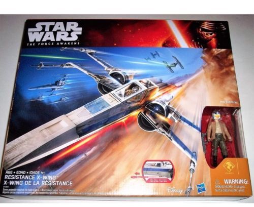 Star Wars Force Awakens Resistance X Wing Fighter Blue Variant W Poe