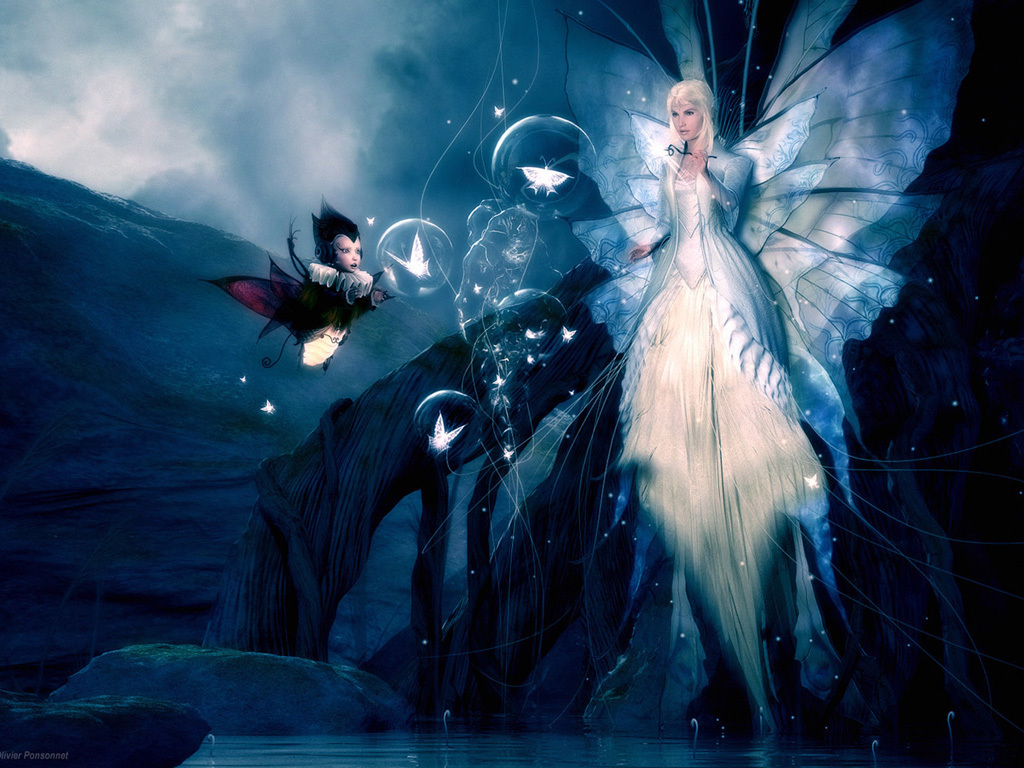 Beautiful Fairies Wallpaper Fantasy Fairy Background