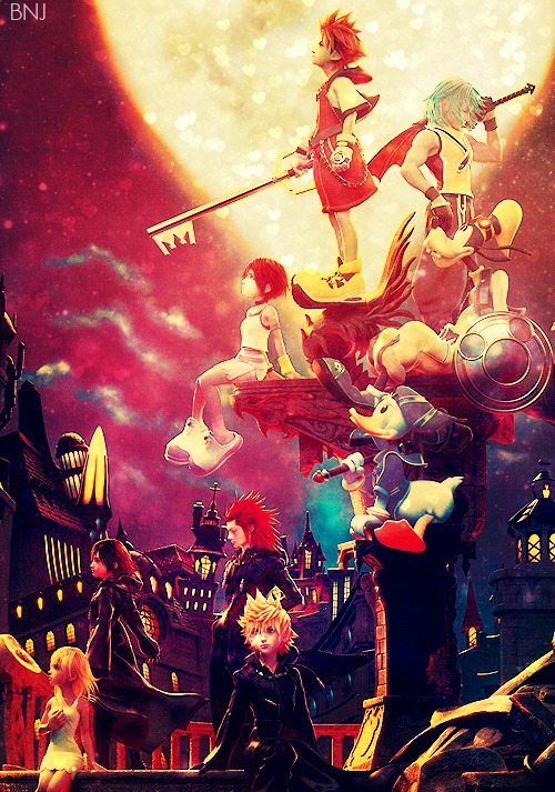 Kingdom Hearts iPhone Wallpaper Remix