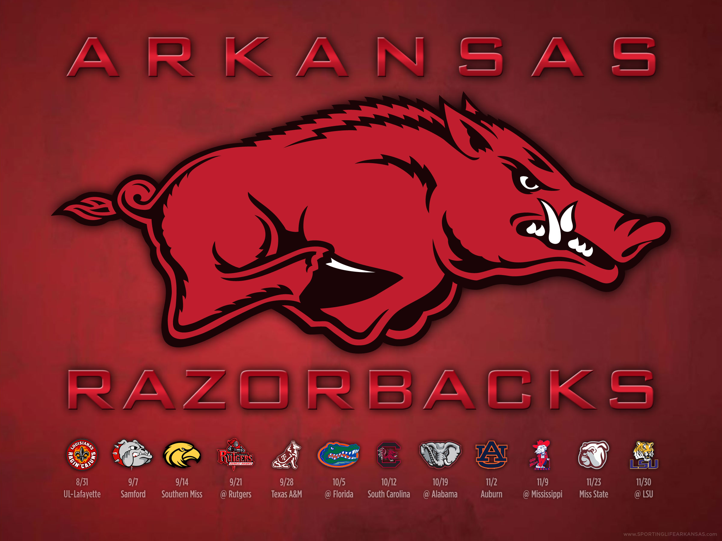Arkansas Colleges Football Schedules For Sporting Life