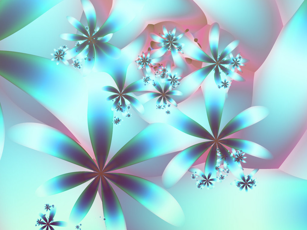 3d Flowers Wallpaper