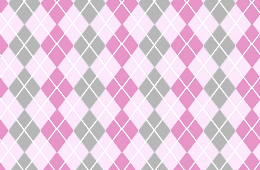 Seamless Pink And Gray Argyle Background Pattern