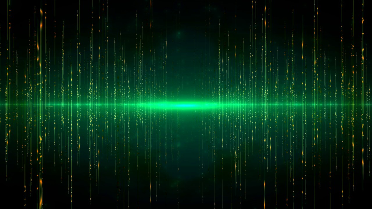 4k Min Green Matrix Glowing Motion Background 2160p Efect