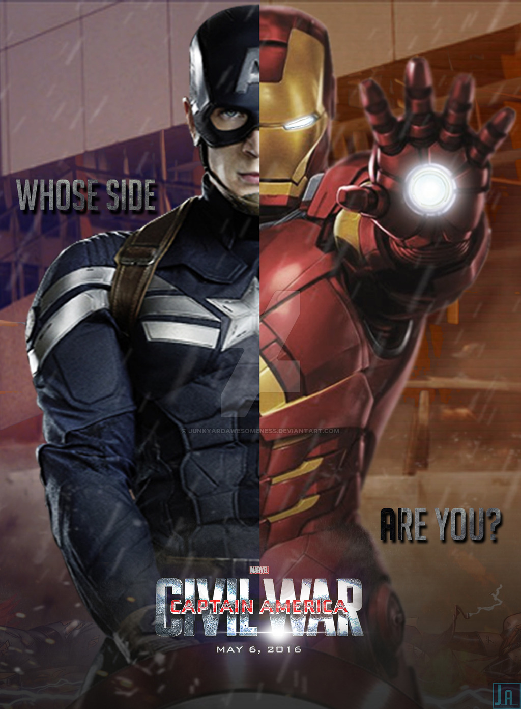 Captain America Civil War Wallpaper HD By Junkyardawesomeness On