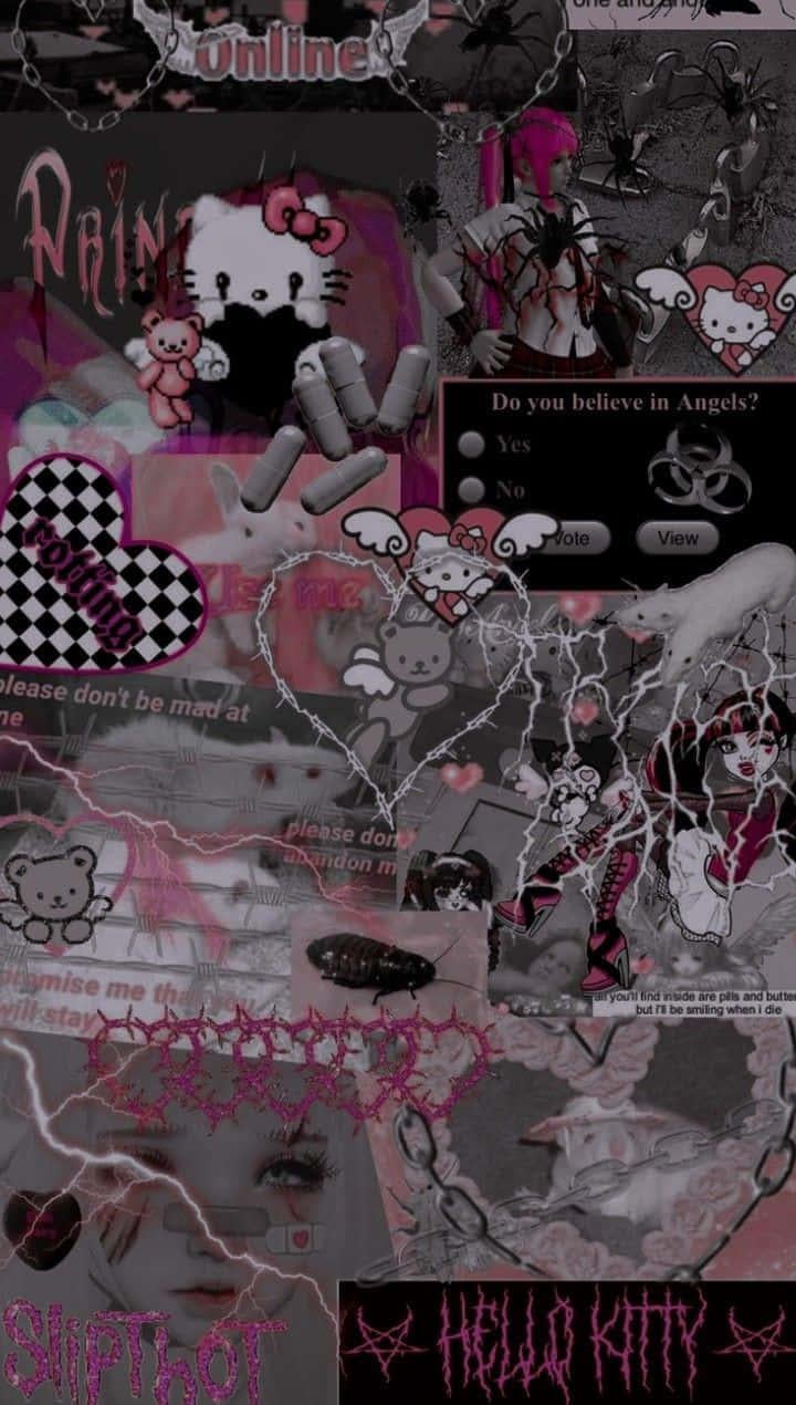 Emo Hello Kitty Wallpapers