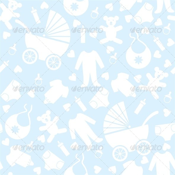 Blue Baby Background for Baby Shower   Backgrounds Decorative