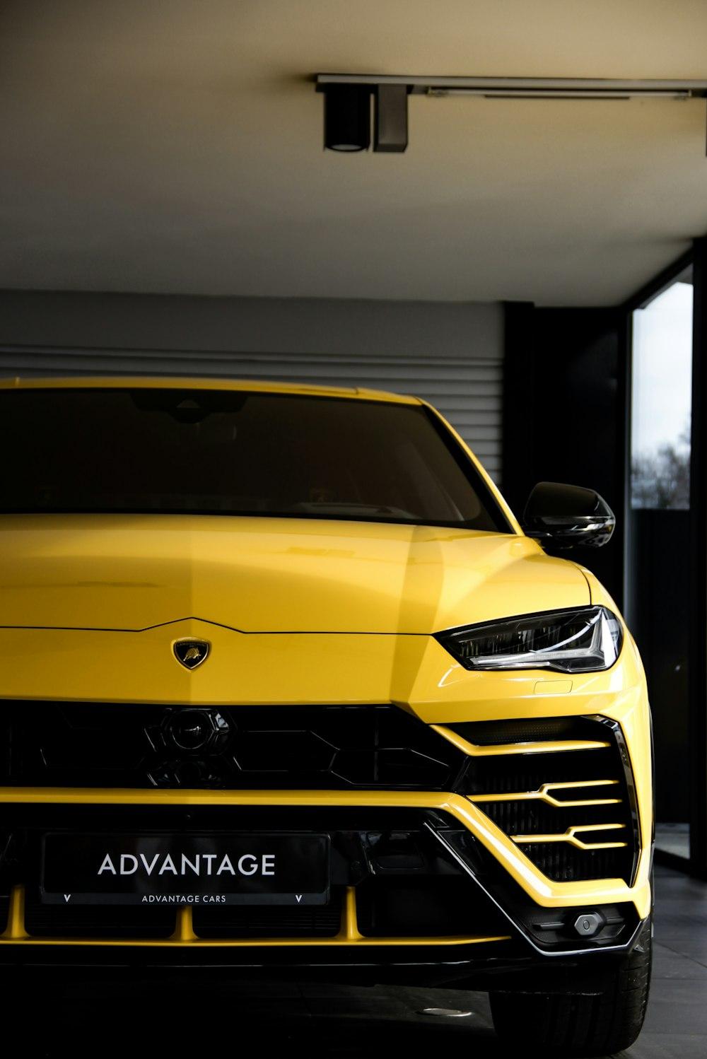 Yellow Lamborghini Car Photo Automobile Image