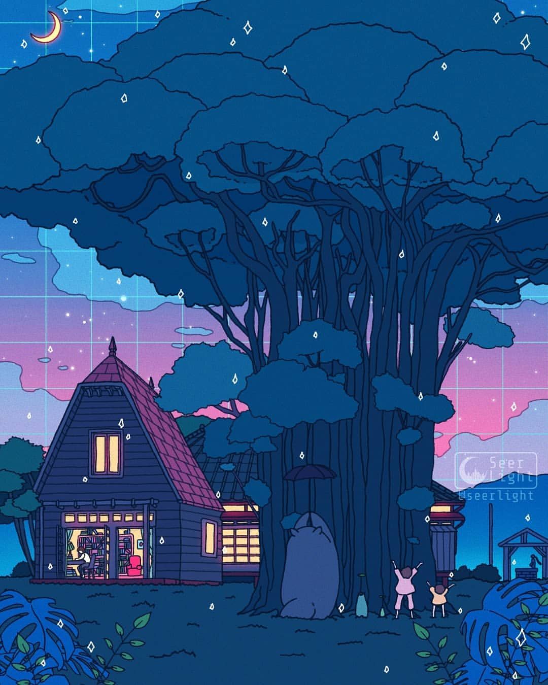 Aesthetic Anime Wallpaper iPad