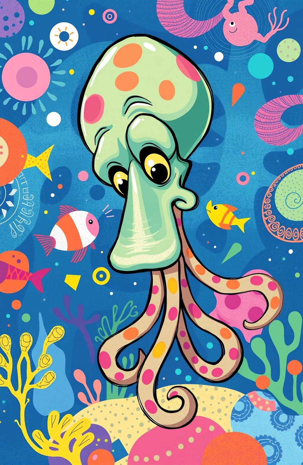 Squidward Wallpaper
