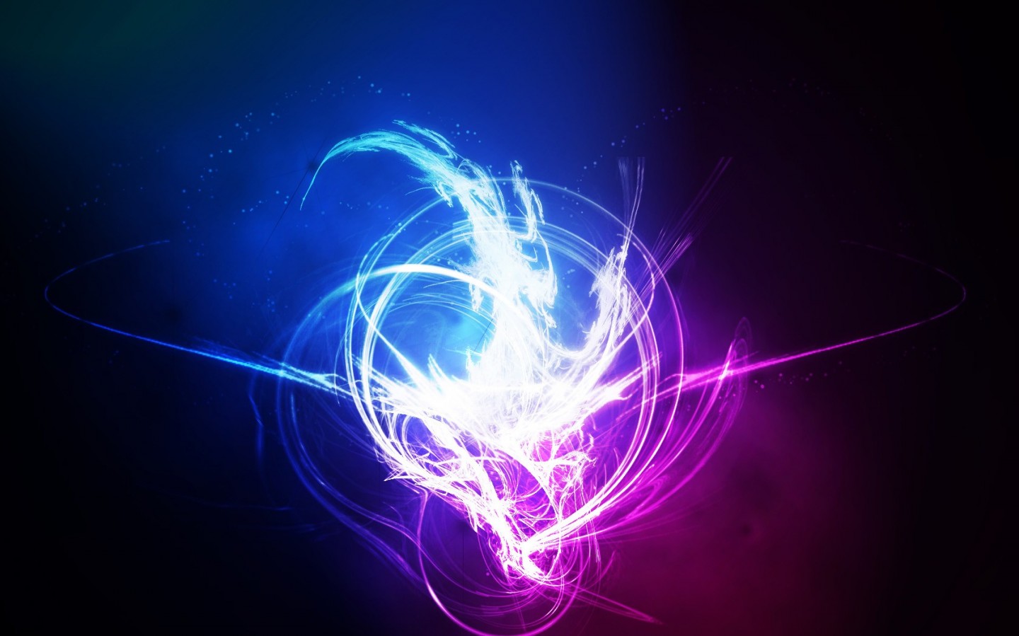 Abstract Neon Wallpaper Background HD Plus
