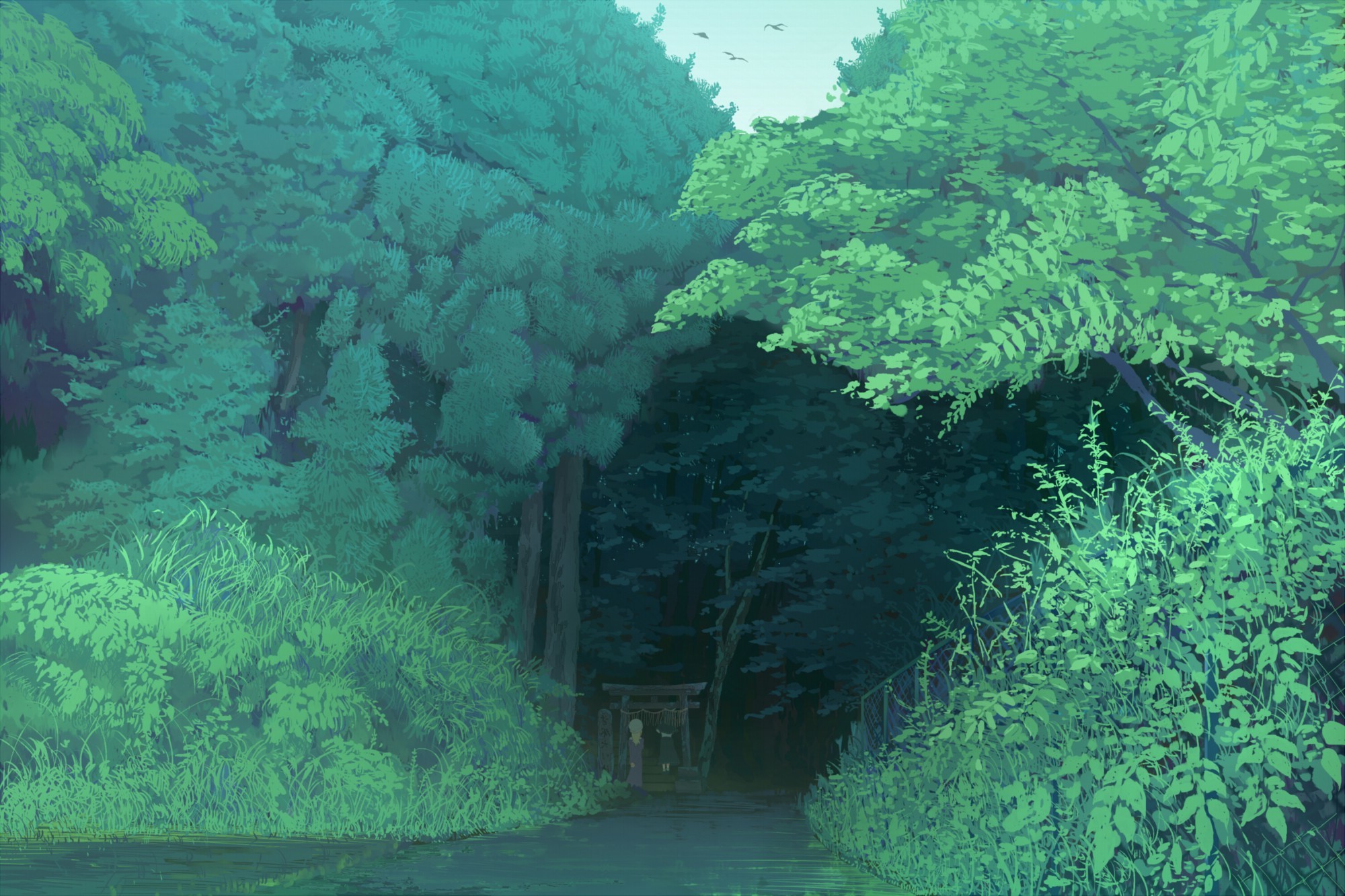 Anime Nature Wallpaper Image