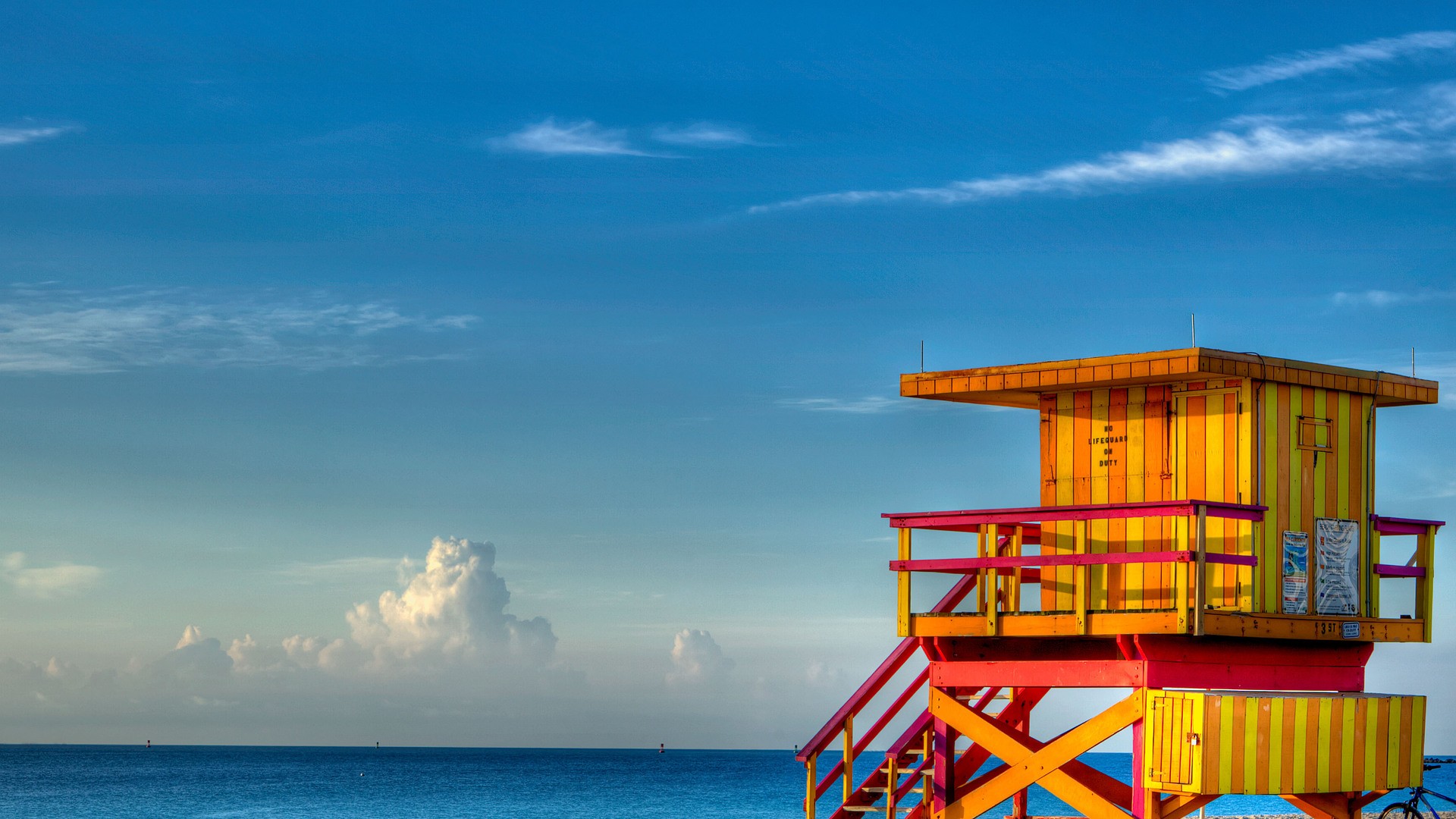 Miami Beach Puter Desktop High Definition Wallpaper 1080p HD