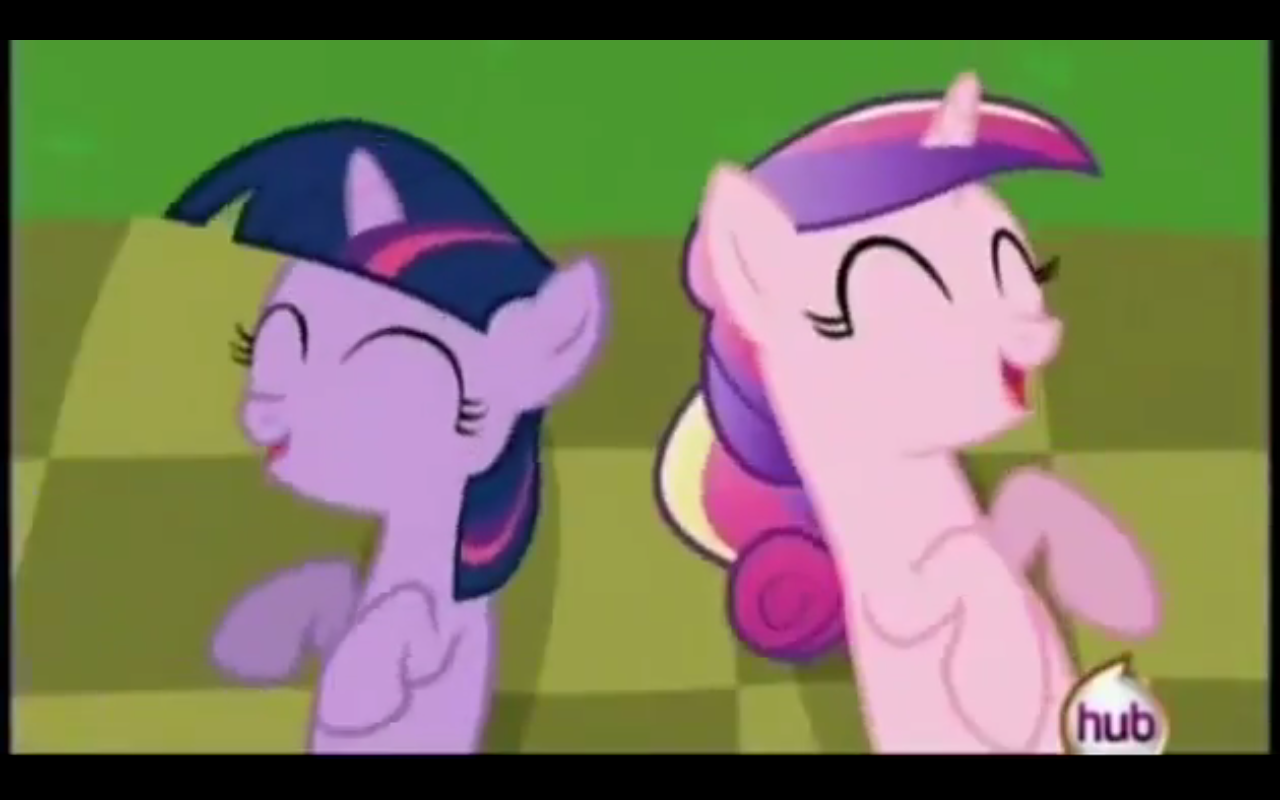 Filly Twilight And Young Princess Cadence My Little Pony