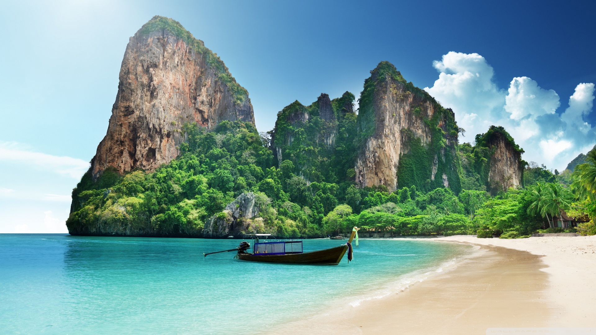 Blue Sea Travel Wallpaper HD