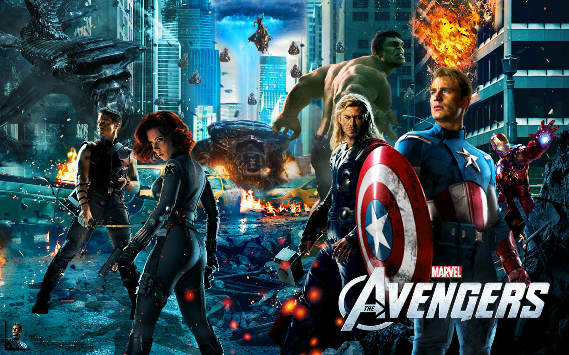 The Avengers   Wallpaper by capthesupersoldier on