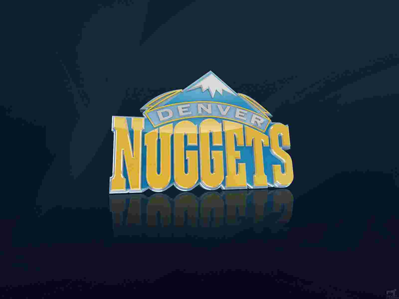Denver Nuggets 3d Logo Wallpaper Basketball Sport