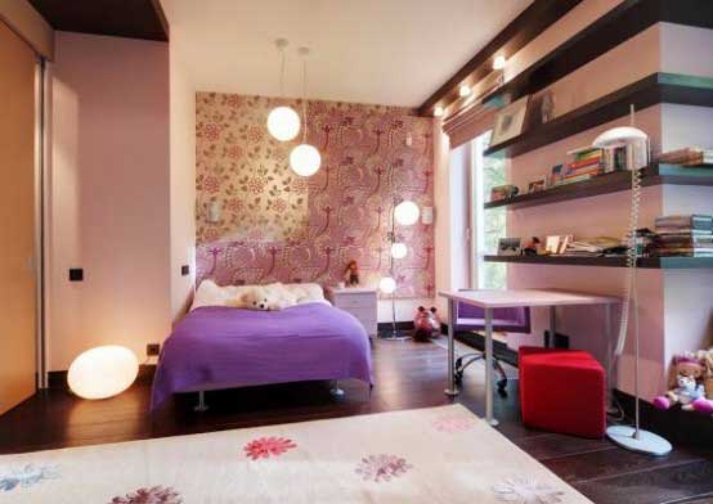 Girly Apartment Bedroom Interior Design