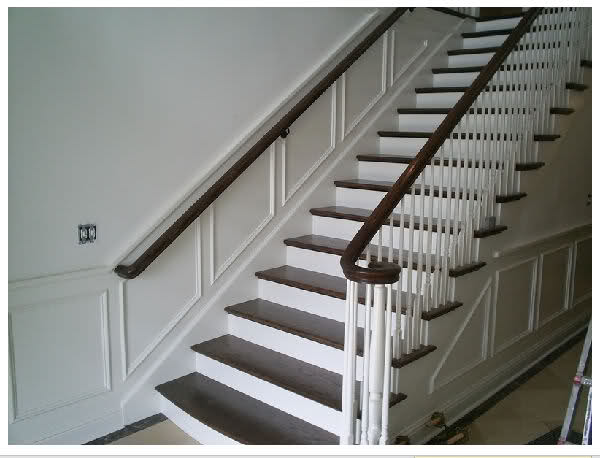 Or I Could Do The Beadboard Wallpaper There On My Stairs