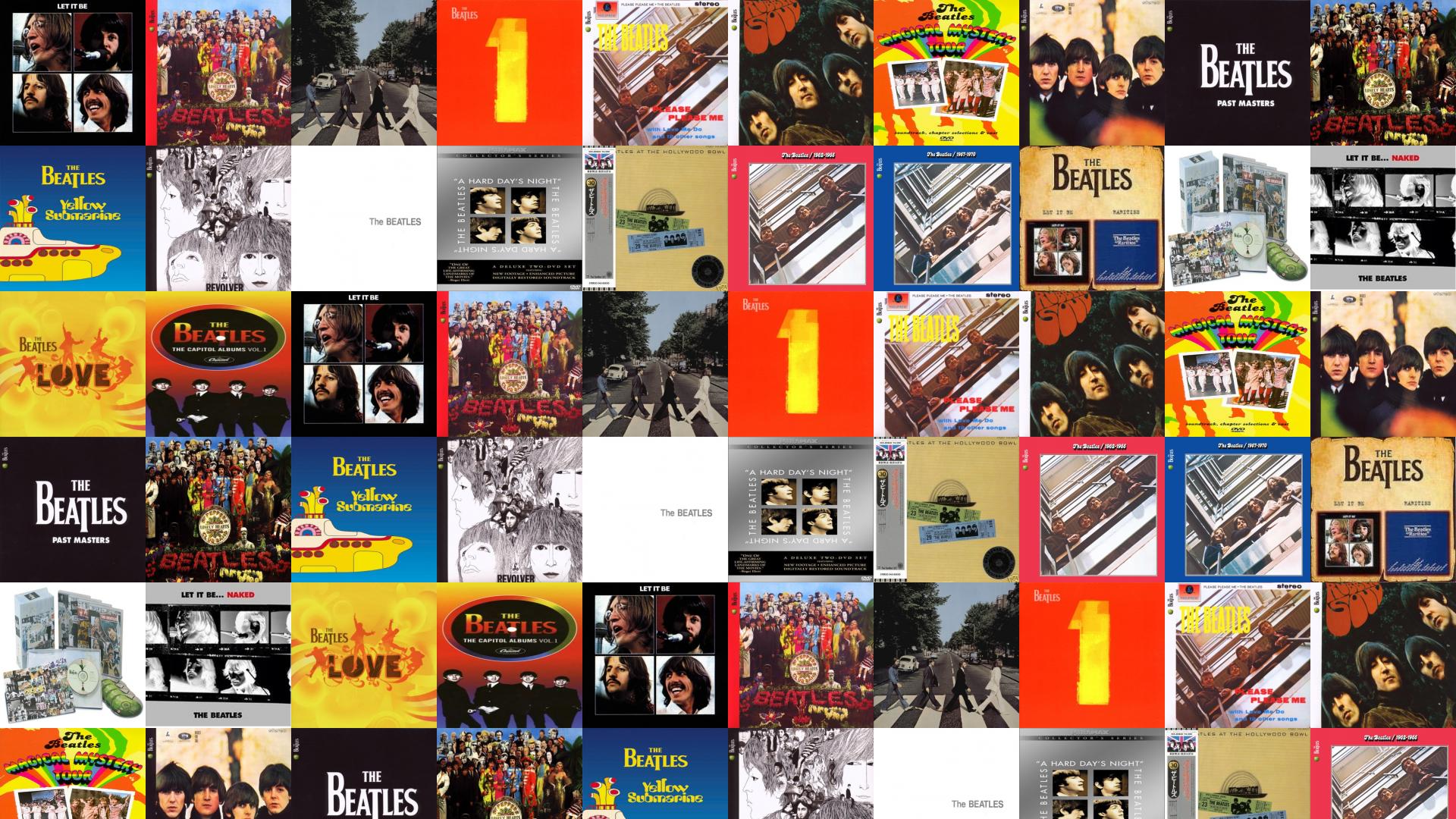 Sgt Peppers Abbey Road With Wallpaper Tiled Desktop