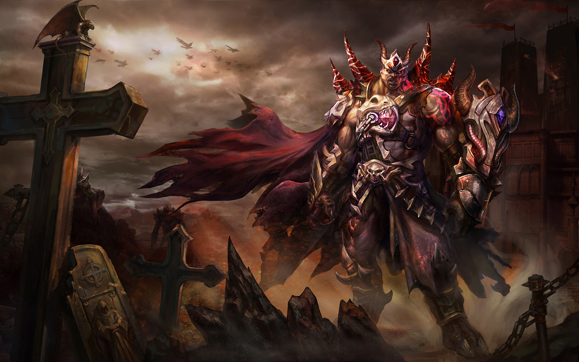 Dark Fantasy Warrior Wallpaper