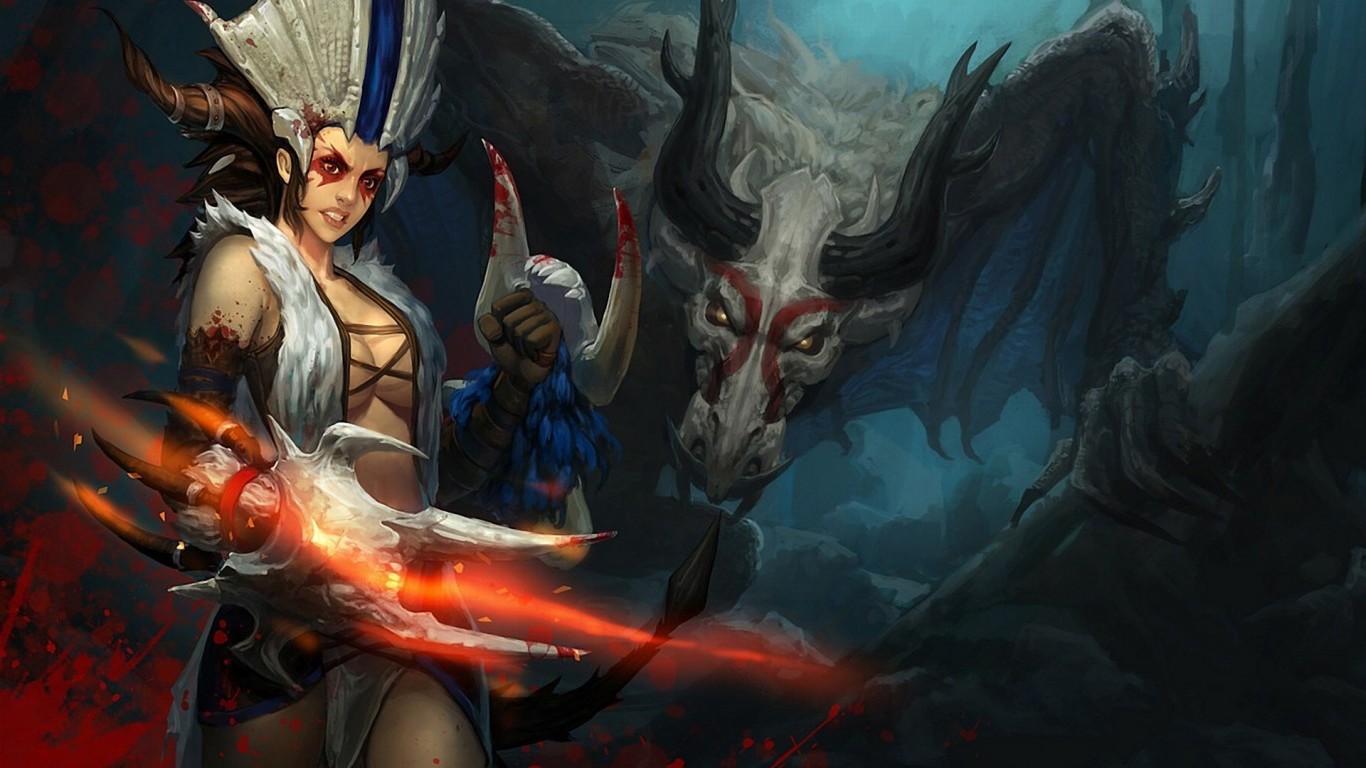 League Of Legends Shyvana Wallpaper