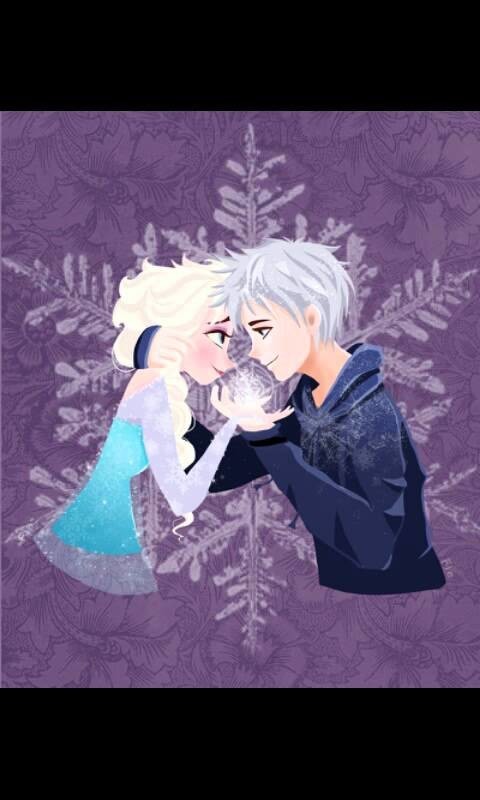Free Jack Frost and Elsa phone wallpaper by pegasisterhannah
