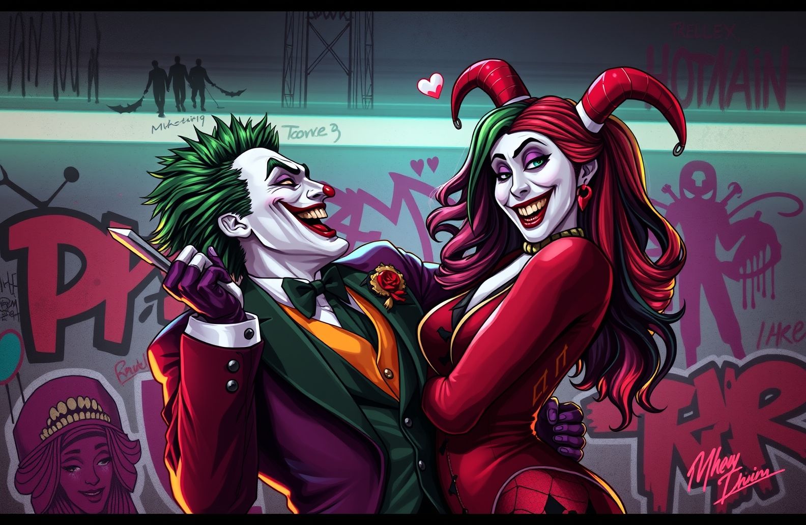 Joker And Harley Quinn Wallpaper
