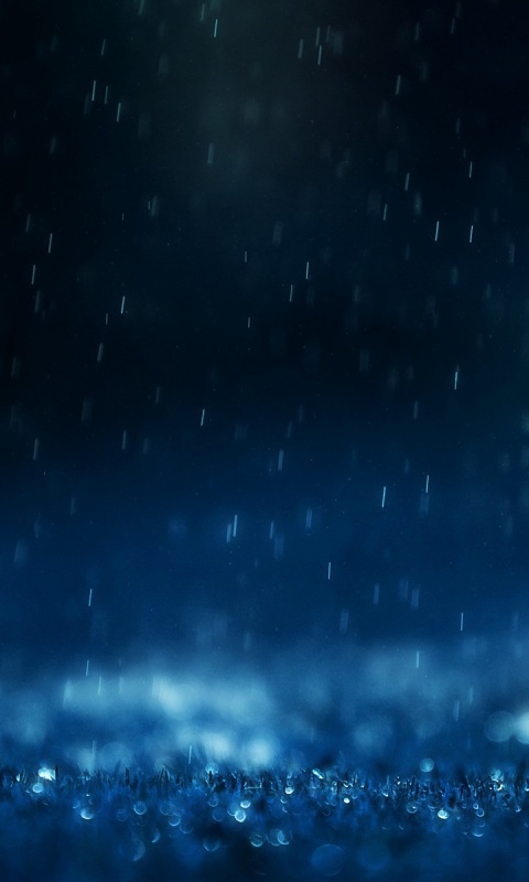 Blue Rain Lumia Wallpaper