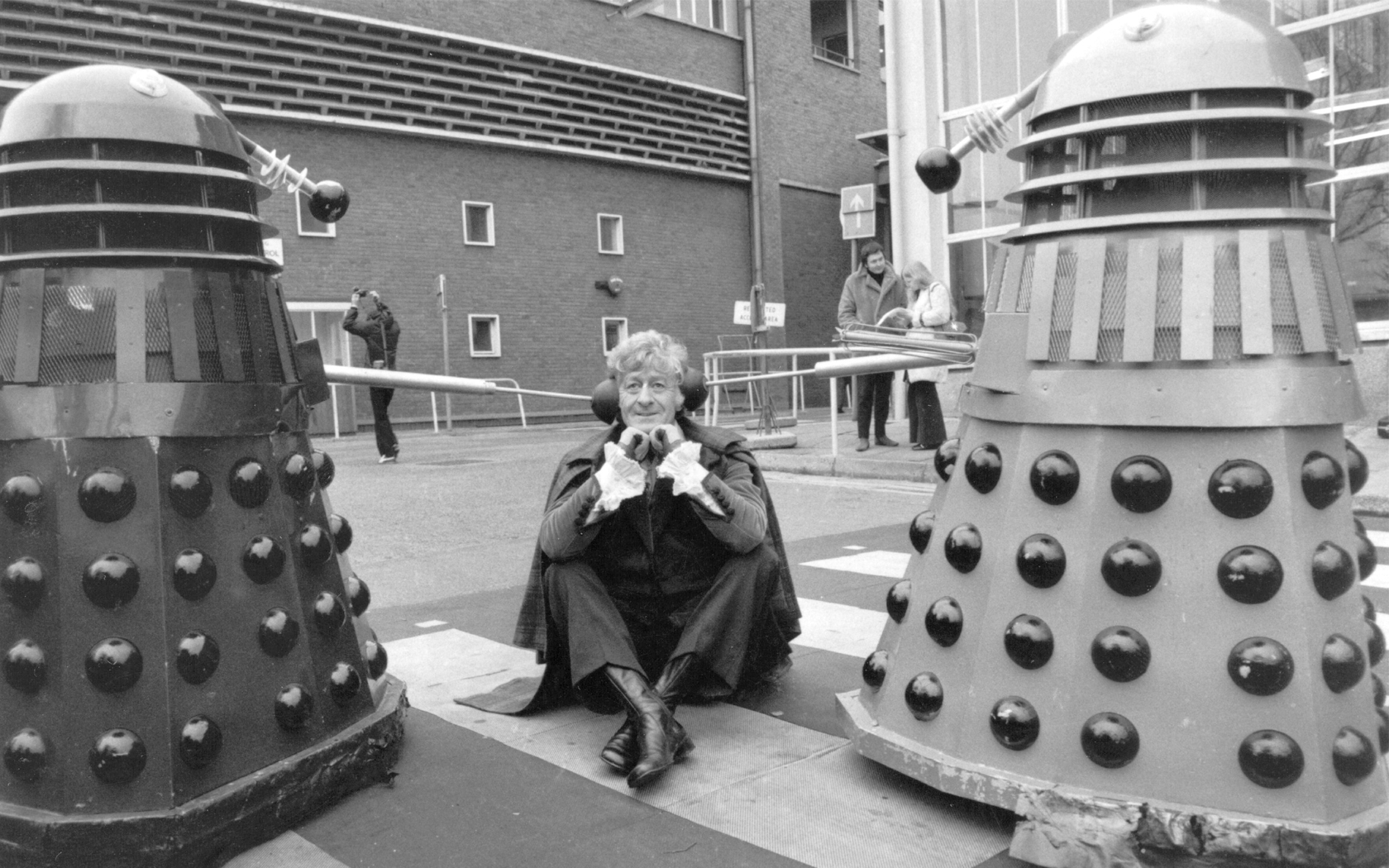 Dalek Doctor Who Jon Pertwee Third Wallpaper Background