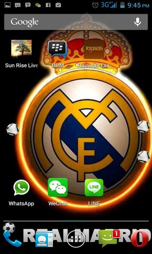 Gratuitement Real Madrid Cf Live Wallpaper App For Android