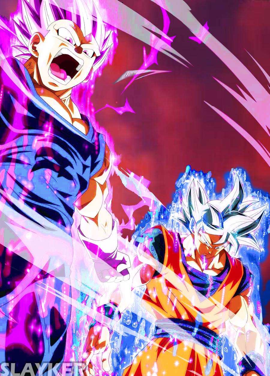 Goku Mastered Ultra Instinct Vegeta Ego By Slaykerart On