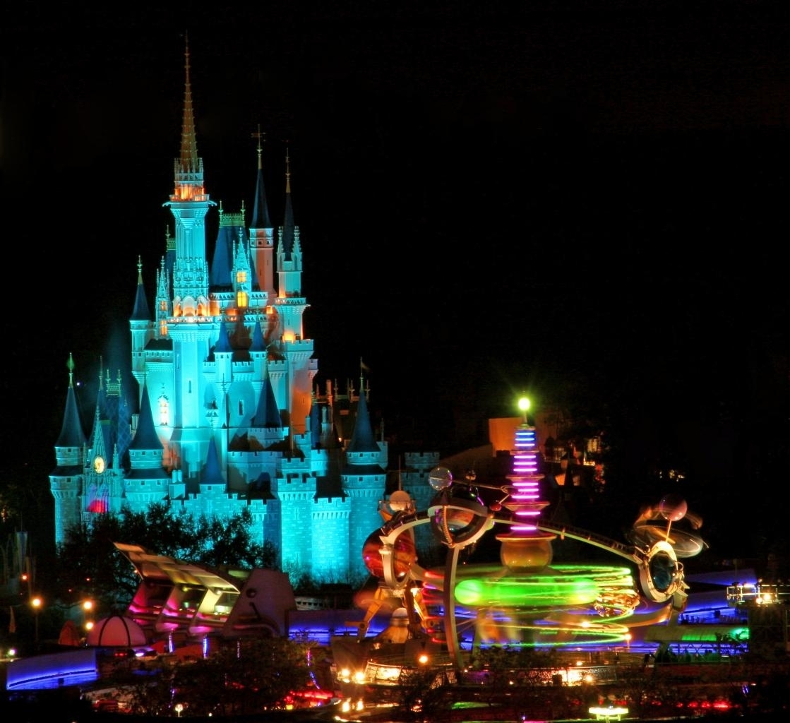 Walt Disney World Image Magic Kingdom At Night HD Wallpaper And