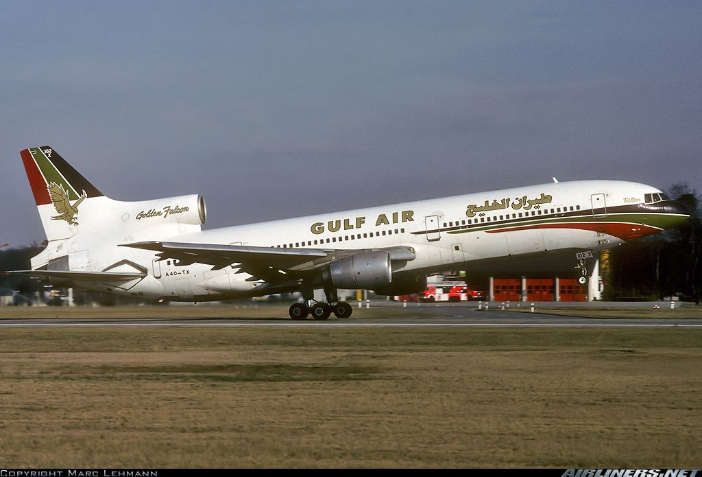 Gulf Air A4o Tx Lockheed L Tristar Aircraft