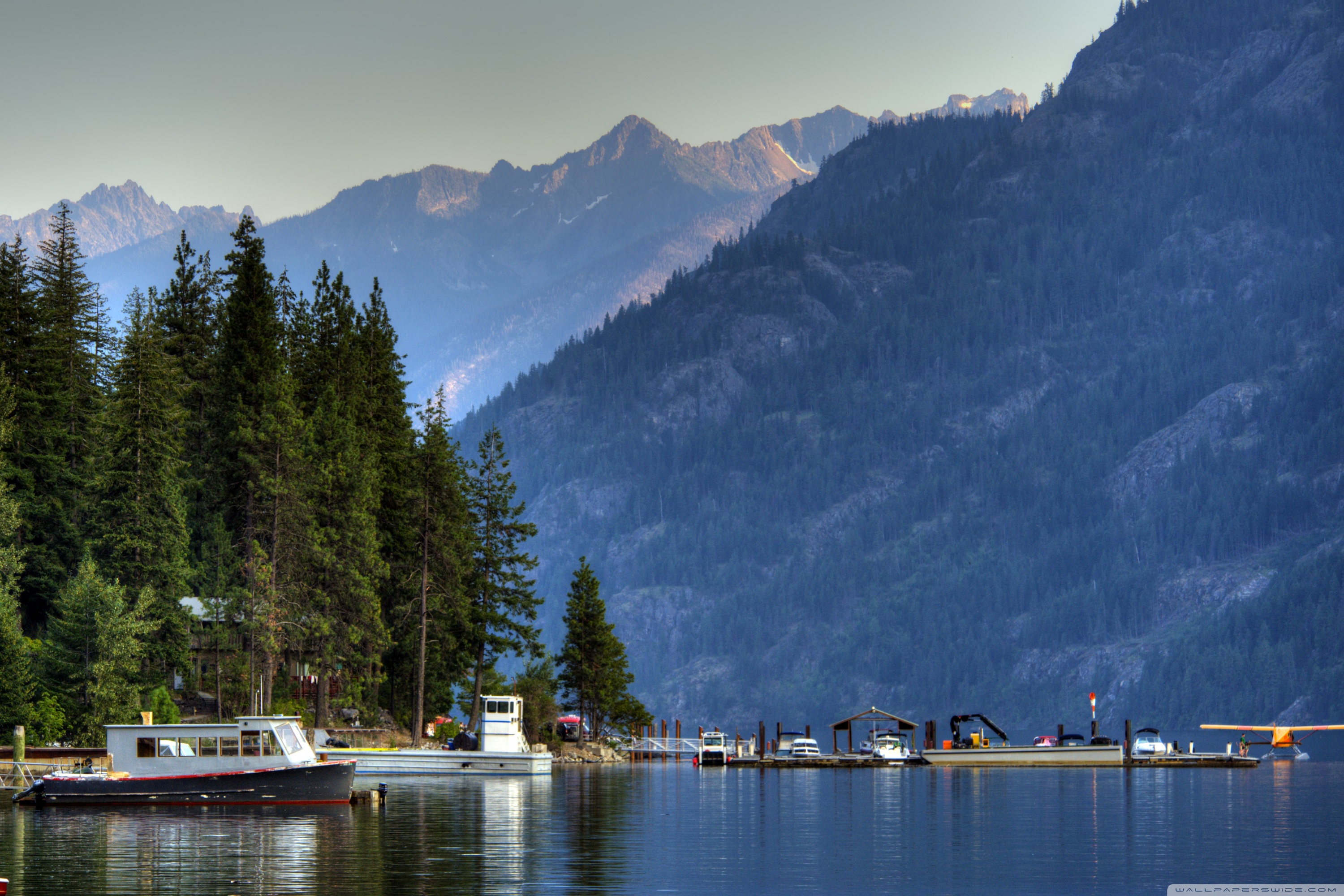 Lake Chelan National Recreation Area 4k HD Desktop Wallpaper