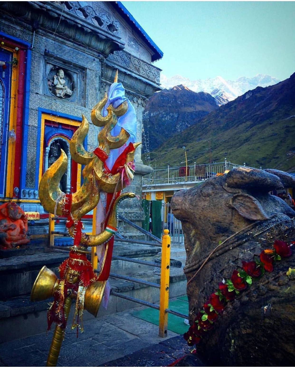 Kedarnath Temple Trishul Jimvejoll81ojfgg Wallpaper