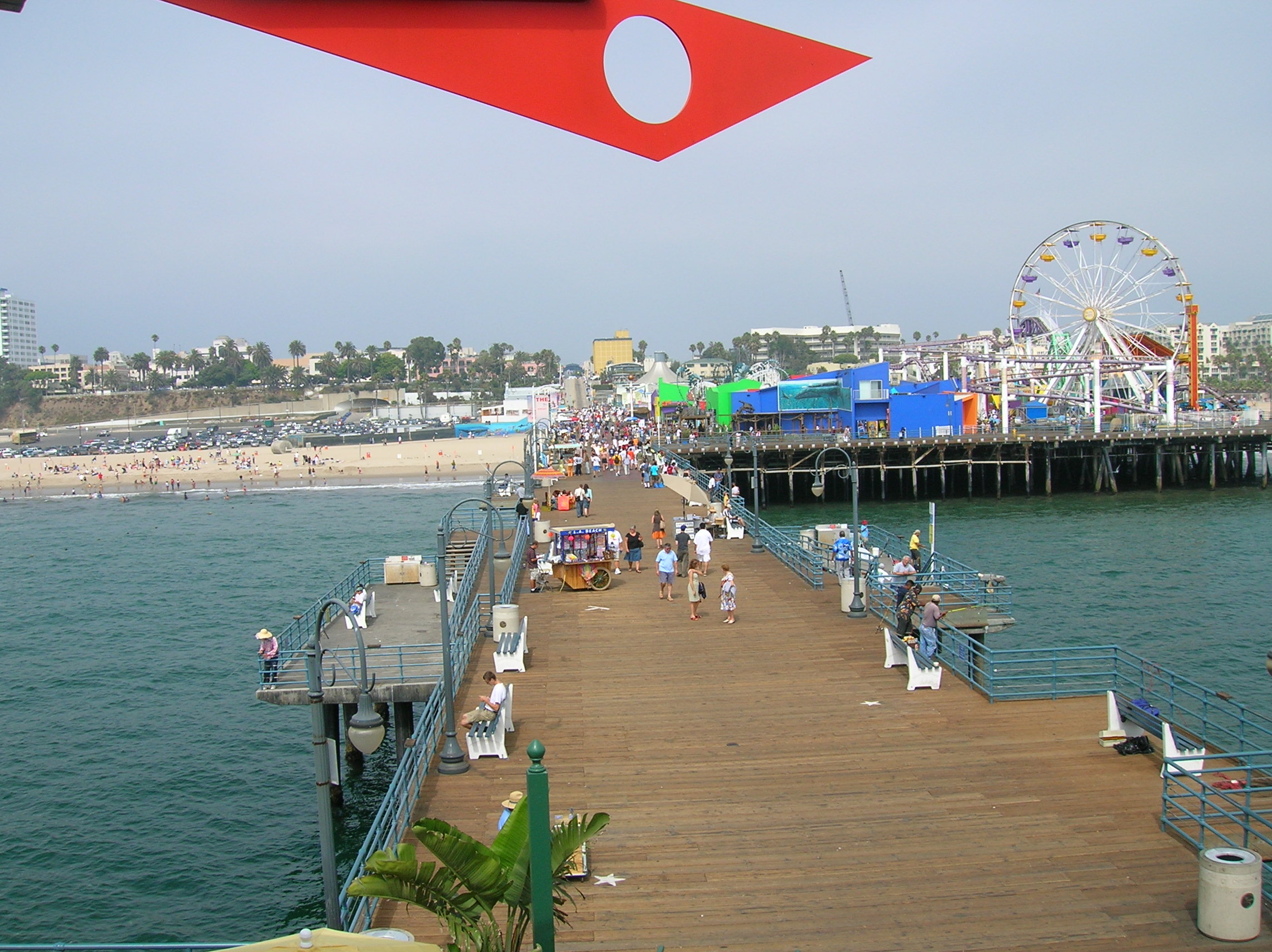 Santa Monica Pier By Em Desktop Wallpaper