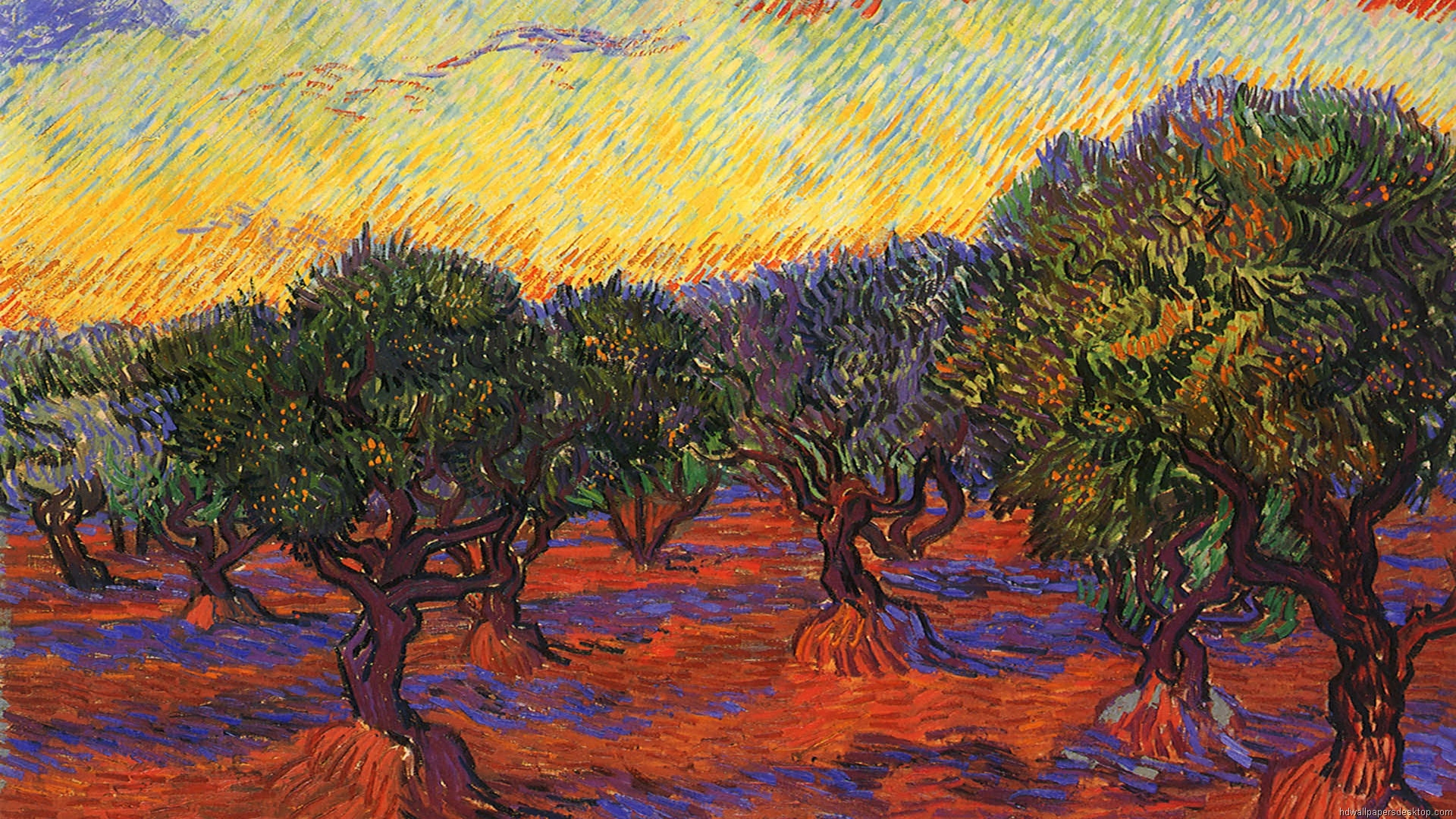 Van Gogh Wallpaper HD Paintings Background Vincent