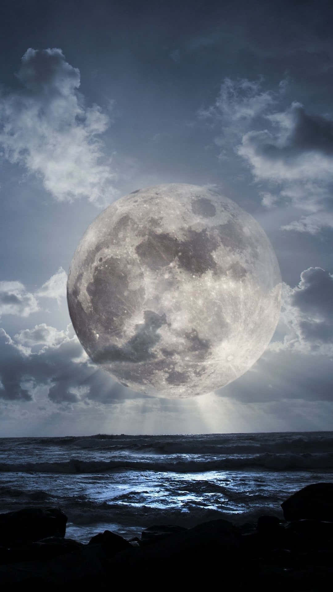 The Moon Iphone Wallpaper