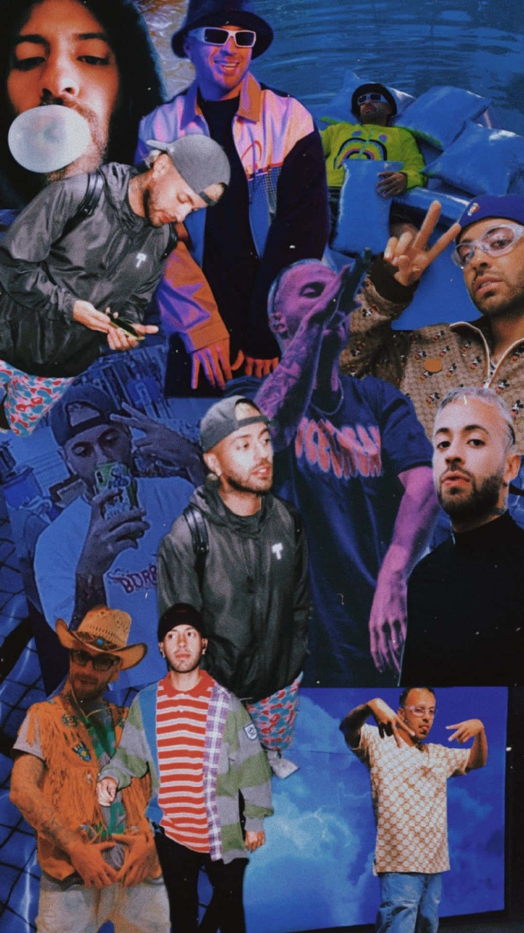 Feid Collageof Stylesand Expressions 2y89tq9bx8jdupuf Wallpaper