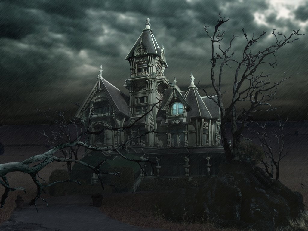 collector of many things one of which are pictures of Haunted Houses