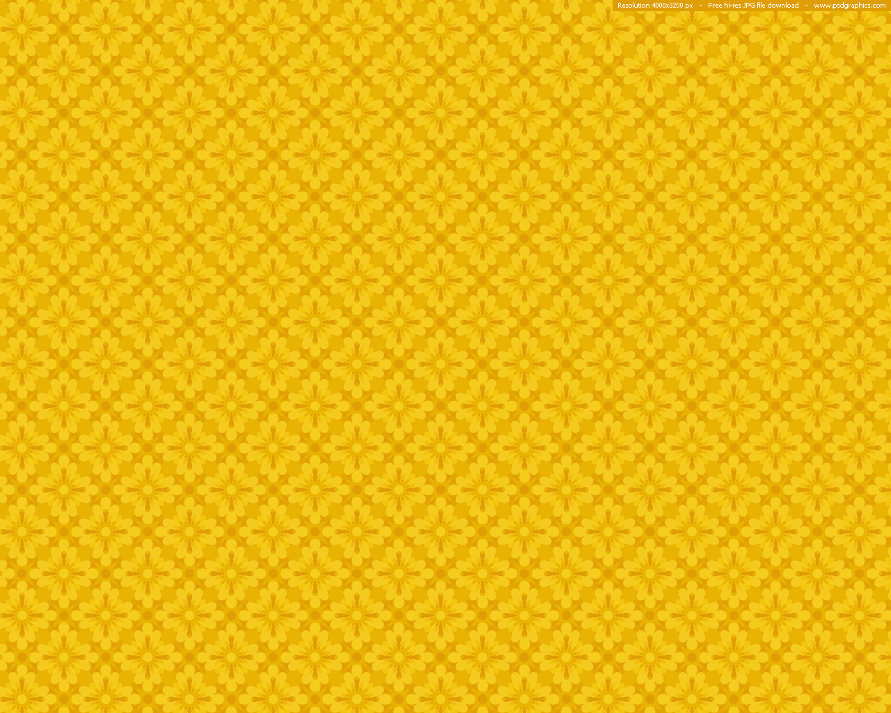 Yellow Pattern Wallpaper Cool Walldiskpaper