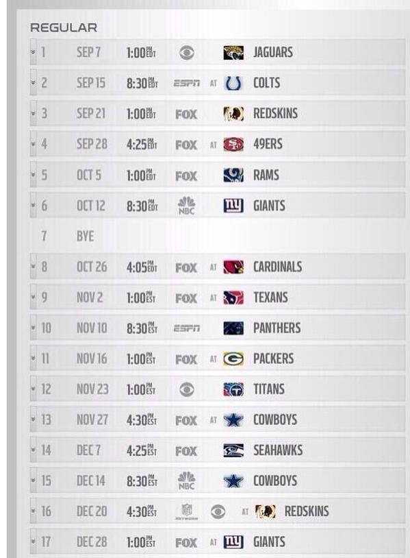 Printable Eagles Schedule Printable World Holiday
