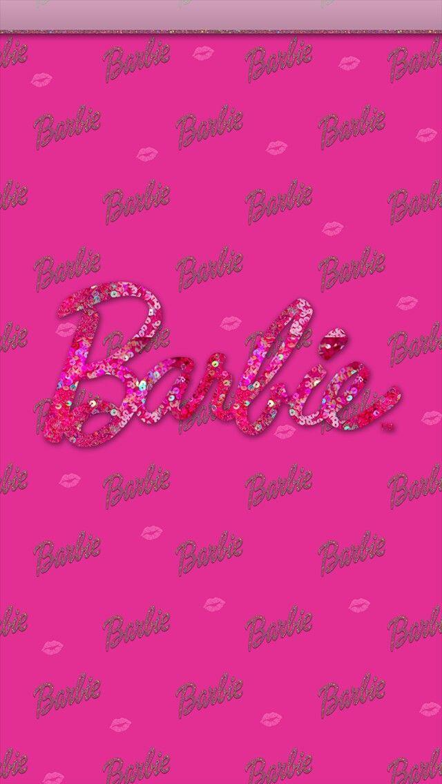 Barbie Background On Pink Wallpaper iPhone