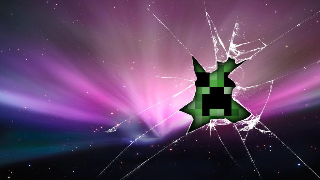 Creeper Minecraft Puter Screen Wallpaper Broken