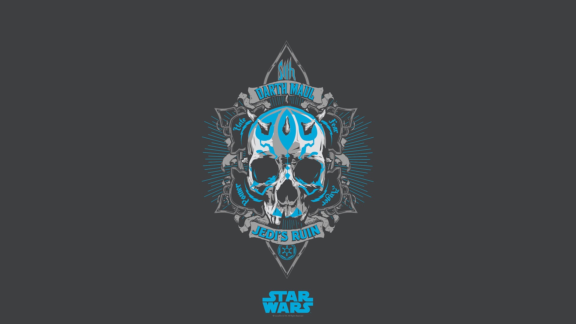 Star Wars Skull Darth Maul Wallpaper