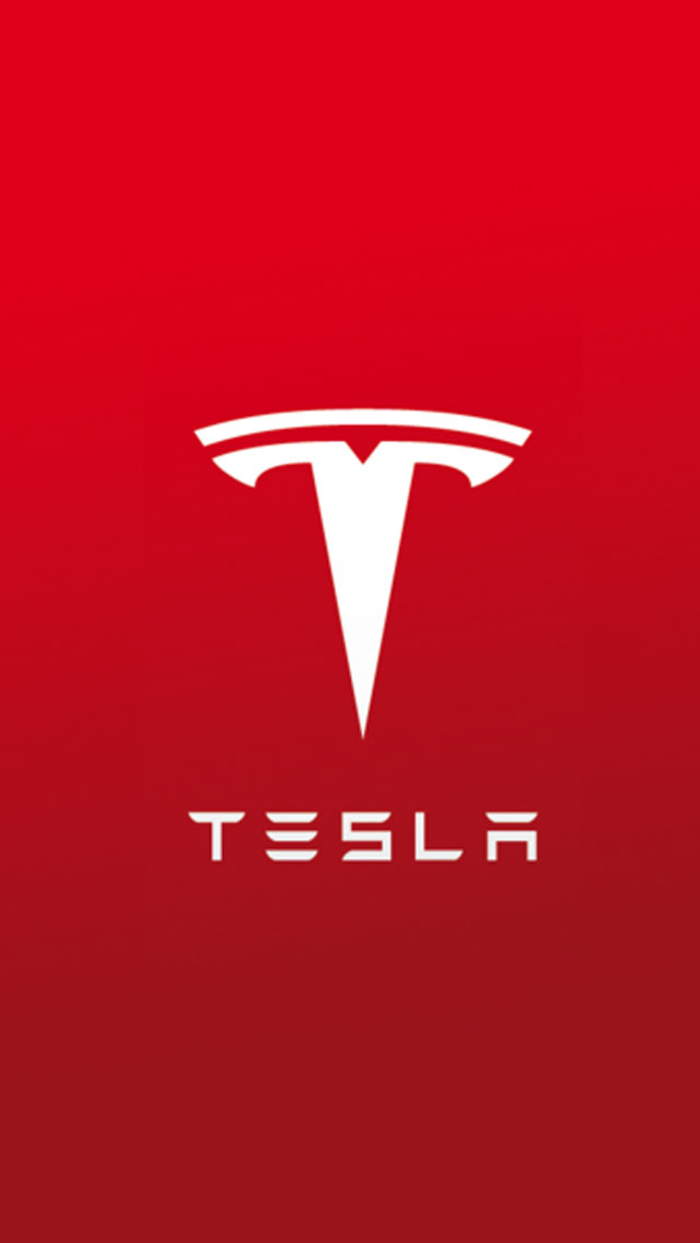iPhone 5 wallpapers Tesla logo