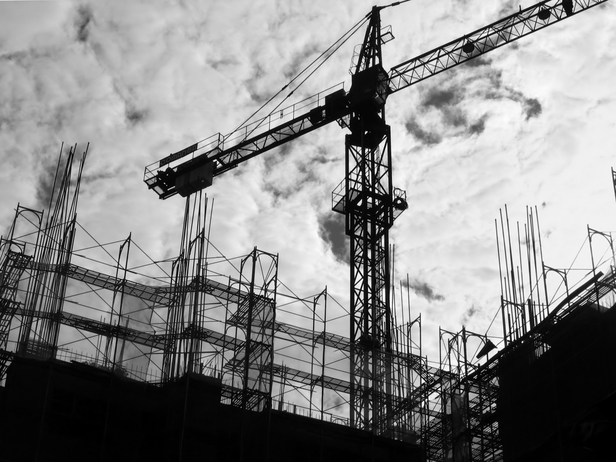Construction Work Building Job Profession Architecture Design Crane